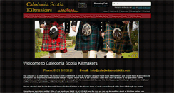 Desktop Screenshot of caledoniascotiakilts.com